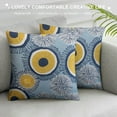 thumbnail image 3 of Nawypu  Throw Pillow Covers Decorative Floor Pillow Cover for Couch Bed Room Chair Cushion Cover Pillow Case Yellow Sunflowers Blue/, 3 of 5
