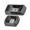 two piece set, variant on Garage Caster Stopper Pads Rubber Wheel Cups, 2 Pack Floor Blocks for Service Wheels and Tire Change Support Tools