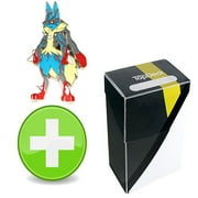 Pokemon Mega Lucario Pin with Ultra Ball TopDeck Deck Box
