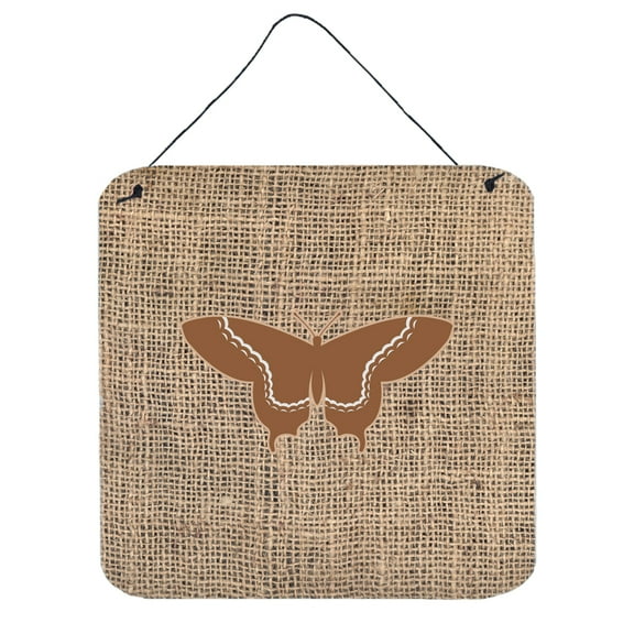 Butterfly Burlap and Brown BB1030 Wall or Door Hanging Prints