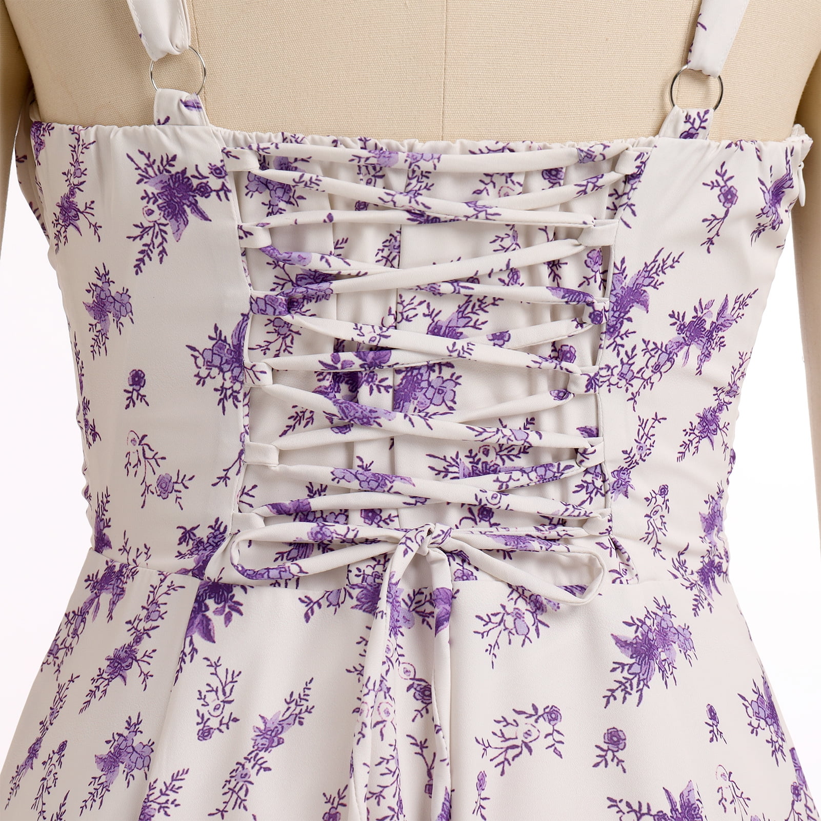 sachin and babi light blue dress Floral Bali Corset Dress – Holiday Romance in Every Detail – Label Nobo main image 0