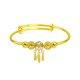 thumbnail image 1 of Pulsera Atrapasueños KAIYANG Ajustable Color Dorado, 1 of 5
