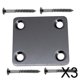 thumbnail image 1 of Placa De Cuello Estilo Mini 3x Para Reemplazo De Bajo De Guitarra Eléctrica ST-Negro 3 piezas, 1 of 6