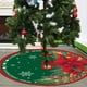 thumbnail image 4 of Falda para Árbol de Navidad de 90 Cm | Base de Poliéster Rojo con Estampado de Estrellas Doradas | Tapete Decorativo Duradero para Árbol de Navidad | Protege El Suelo de La Savia de Las Agujas de Pin, 4 of 6