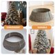thumbnail image 2 of Collar para árbol de Navidad, base para árbol de Navidad, funda para cesta de árbol de Navidad para decoración navideña, 2 of 7