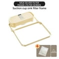 thumbnail image 1 of Puntoco Liquidación de suministros de cocina Marco de malla de filtro para fregadero de cocina Tipo ventosa Bolsa de malla de filtro desechable para restos de comida Marco de malla de drenaje de d, 1 of 5