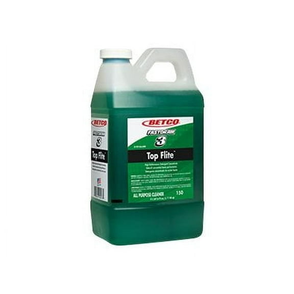 Betco Top Flite FastDraw All-Purpose - Cleaner / deodorizer / detergent - liquid - bottle - 0.5 gal - mint - concentrated - green (pack of 4)