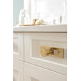 thumbnail image 2 of Amerock Medora 3-11/16 inch (94mm) Length Rectangle Champagne Bronze Cabinet Knob Backplate, 2 of 6