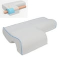 thumbnail image 3 of BOKYAN Couples Sleeping Pillow Breathable Memory Foam Contour Pillow Anti-Hand Pressure Sponge Space Pillow for Side Back Sleepers (17.7 x 9.8 x 9.1 inches / 45 x 25 x 23 cm), 3 of 9
