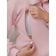thumbnail image 5 of Camisa con cremallera de maternidad para mujeres, blusa de manga larga, sudadera para amamantar, color rosa, 5 of 6