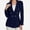 Navy, variant on ITSAME Womens Lined Double Breasted Blazer Notched Lapel Long Sleeve Casual Suit Jacket with Pockets Pink Size L