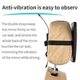 thumbnail image 5 of Baby Car Mirror Most Stable Backseat Mirror with Premium Matte Finish-Super Clear PMMA Material Mirror-Safe, Secure and Shatterproof,Black, 5 of 5