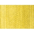 thumbnail image 1 of Ahgly Company Machine Washable Indoor Rectangle Solid Yellow Modern Area Rugs, 8' x 12', 1 of 4