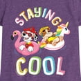 thumbnail image 3 of Paw Patrol - Staying Cool - Toddler & Youth Girls Short Sleeve Graphic T-Shirt, 3 of 6