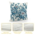 thumbnail image 4 of ONETECH Grandmillennial Home Decor, Blue Floral Pillow Cover for Decorative Aesthetic Pillows, 4 of 5