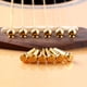 thumbnail image 2 of COMPUKAS 12Ud Pasadores Para Cuerdas De Guitarra De Latón Dorado Diseñados Para Uso En Guitarras Acústicas, 2 of 8