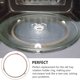 thumbnail image 5 of WORGEOUS 4pcs Microondas Horno de vidrio Anillos de giradiscos de microondas Base de soporte, 5 of 8