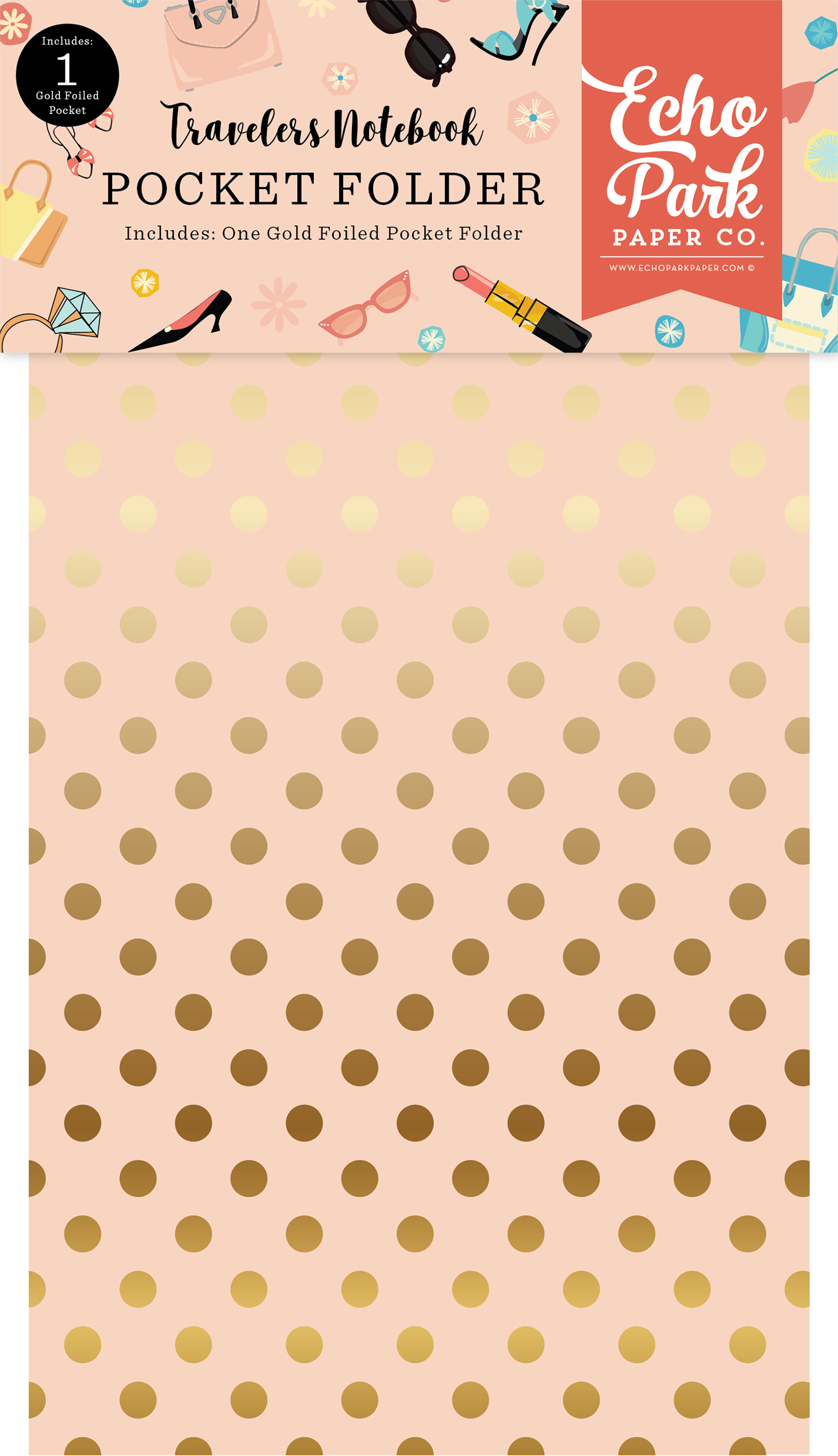 Echo Park Traveler's Notebook Insert 4.5"X8.25"Metropolitan Girl