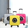 thumbnail image 1 of Pet Cage Portable Transport Cat Backpack Space Tote Trolley Cart Bag Travel Carrier Dog Stroller Breathable Large Capacity zhangmengya LED, 1 of 2