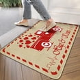 thumbnail image 5 of PtRug Valentines Day Door Mat Love Truck Decorative Pink Heart Kitchen Mat Love You Welcome Doormats Sweet Cat Valentines Outdoor Door Mat Hugs & Kisses Floor Mats XOXO Decor 30" X 17", 5 of 6