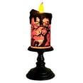 thumbnail image 1 of Lámpara encendida con velas en forma de globo de nieve para Halloween Eldnacele Ghost, 1 of 7