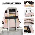 thumbnail image 4 of JIALIOU Mini Backpack Purse for Women Quilted Casual Daypack Small Travel Shoulder Bag, Hand-painted Rainbow, 4 of 7