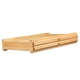 thumbnail image 4 of Caja de almacenamiento de suministros de arte con divisor extraíble, multifuncional, portátil, de madera 2 cajones, 4 of 9