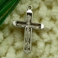 thumbnail image 3 of K-KED 150 Pcs Tibetan Silver Cross Charms Pendant 31X20MM S2597 DIY Delicate Jewelry Making, 3 of 3
