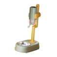 thumbnail image 3 of Dispensador de agua para mascotas, cuenco para perros 2 en 1, comedero automático para mascotas, comedero y bebedero para hámsteres, conejos, hurones, Verde, 3 of 8