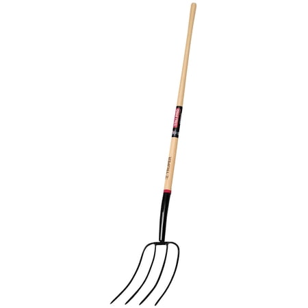 Truper 30311 Tru Pro 54-Inch Manure Fork 4-Tine Ash Handle