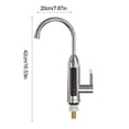 thumbnail image 2 of Grifo de calentamiento rápido Calentador de agua eléctrico sin tanque 3000W Suministros de baño de cocina, 2 of 9