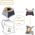 thumbnail image 2 of Cómoda de viaje para niños (gris) | Cómoda plegable | Cómoda interior/exterior, 2 of 5