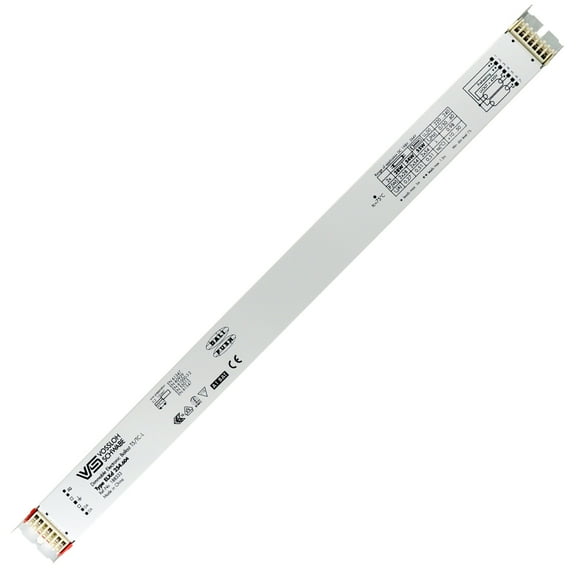 Vassloh Shwabe ELXD-254.604 188333 Dimmable Electronic Ballast, 2-Lamp, 54W T5, 220-240V