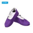 thumbnail image 3 of Unique Bargains Shoe Covers, 5 Pairs Reusable Non Slip Shoe Protector Covers for Indoors, Purple, 3 of 6