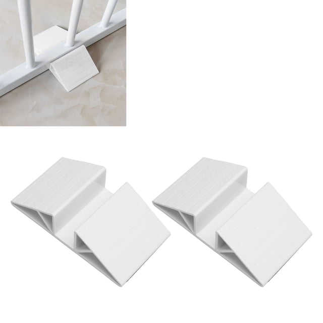 Pies de soporte para puerta para mascotas pies de soporte para puerta de aislamiento estable PP Fácil de instalar Refuerzo de 4 piezas para dormitorios para entradas ANGGREK Otros