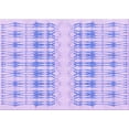 thumbnail image 1 of Ahgly Company Machine Washable Indoor Rectangle Transitional Purple Mimosa Purple Area Rugs, 2' x 5', 1 of 7