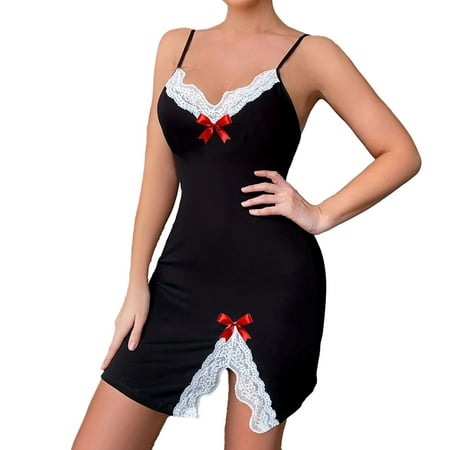 Women s Nightgowns Womens Babydoll Dress Sexy White Dress Lace Lingerie For Women Babydoll Lingerie For Women