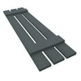 thumbnail image 6 of Ekena Millwork 12"W x 44"H Lifetime Vinyl, TailorMade Three Board Spaced (2 Batten), Board-n-Batten Shutters, w/Shutter-Loks (Per Pair), Storm Cloud, 6 of 13