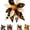 #C, variant on DIY Large Patchwork Bow Sewing Kit, Farmhouse Fabric Folded Flower Door Hanging Craft Set, DIY Craft Supplies, Gift for Adults Front Door Wall Window Porch