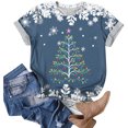 thumbnail image 7 of Duqingm Christmas Vacation Shirt Christmas Squad Shirt for Women Christmas Crew Tshirt Xmas Lights Tee Tops Navy,M, 7 of 7