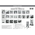 thumbnail image 5 of M&T Displays WindPro Weather and Wind Resistant Outdoor Pavement Curb Sidewalk Sign Holder for 30x40 Inch Posters Black Aluminum Easy Front Loading Snap Frame Durable HDPE Black NewTech Water Base, 5 of 8