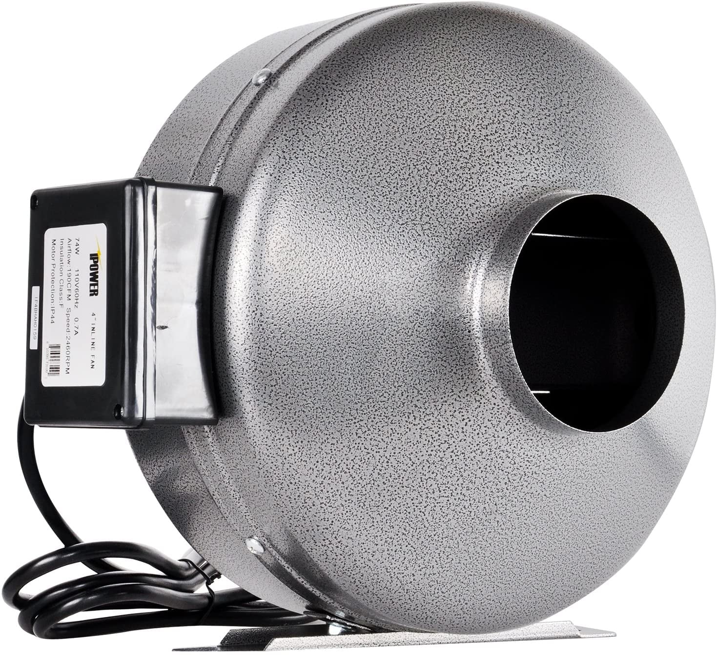 iPower 4'' Inline Duct Fan Mixed Flow Ventilation HVAC Blower Extractor Exhaust 