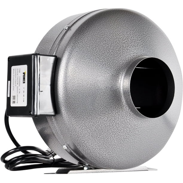 iPower 4'' 190 CFM Inline Duct Ventilation Fan HVAC Exhaust Blower for