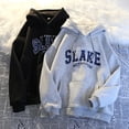 thumbnail image 3 of Sudadera con capucha Unisex con estampado de letras de hombres estilo Harajuku estilo de manga larga, 3 of 4