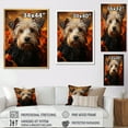 thumbnail image 4 of Designart "Parade Of Puli Poetry I" Animals Dog Floater Framed Wall Art Prints, 4 of 5