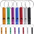 thumbnail image 1 of Miangastore Multi Function Rescue Whistle Assorted Color 15Pcs 2.8x1x0.4In, 1 of 9