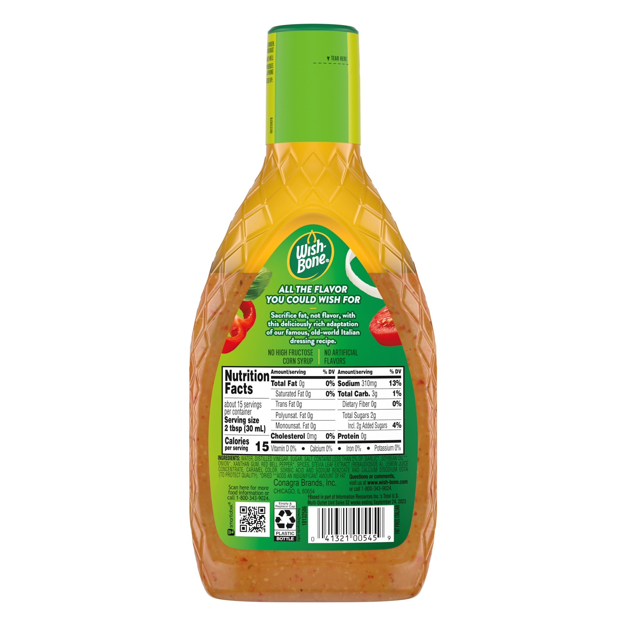 Wish-Bone Fat Free Italian Salad Dressing, 15 fl oz