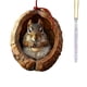 thumbnail image 1 of LUVCLS Adorno colgante de animales navideños, adorno de acrílico para árbol de Navidad, adorno navideño de animales, CALIENTE, 1 of 7