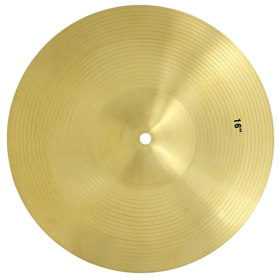 BESTYASH Golden Crash Cymbal for Drum Set, Metal Jazz Cymbal, Percussion Accessory
