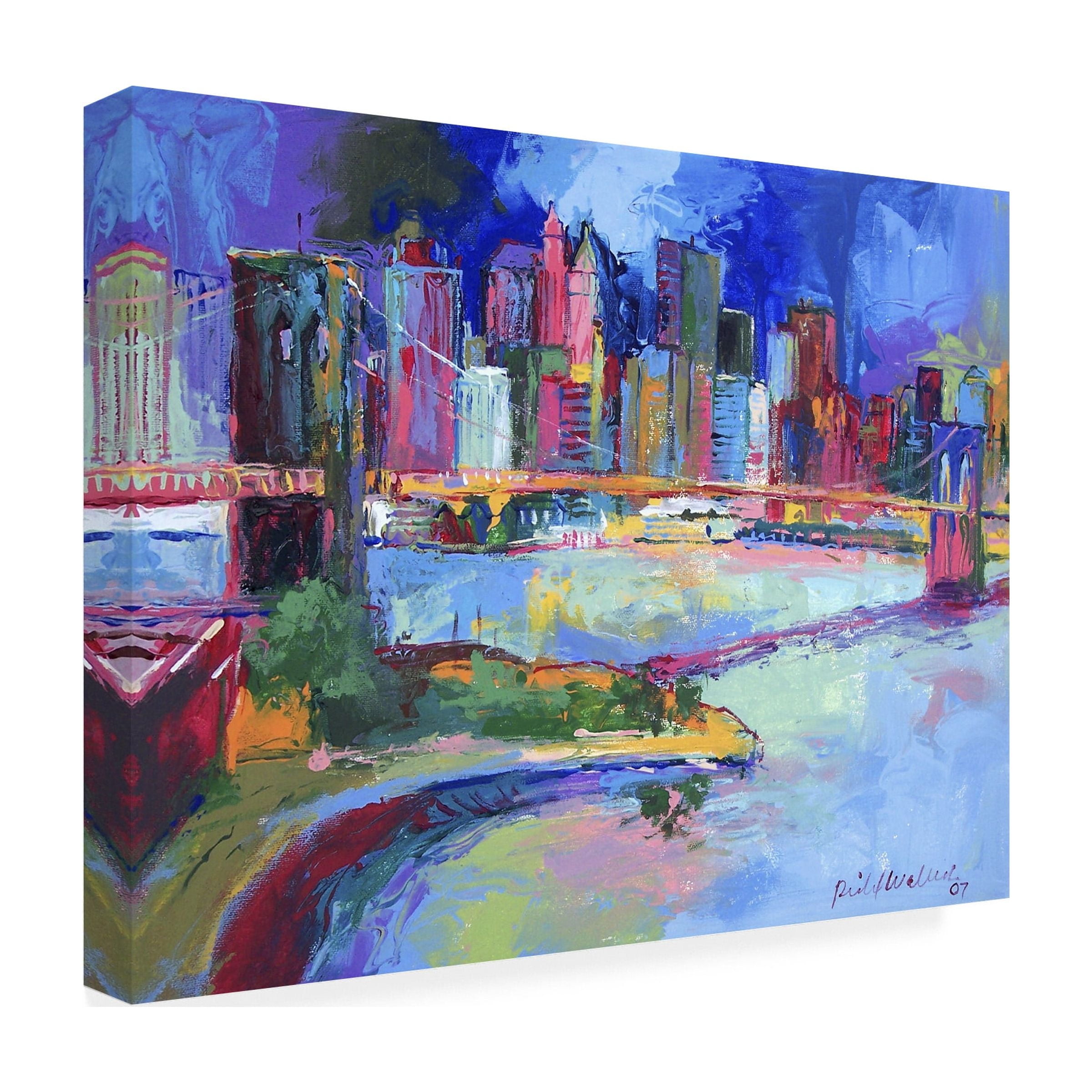 Richard Wallich 'Brooklyn' Canvas Art